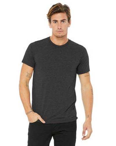 Bella + Canvas 3001U Unisex Made In The USA Jersey T-Shirt - Dark Gray Heather - HIT a Double