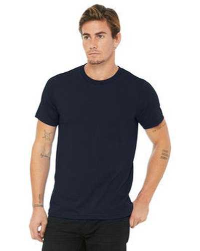 Bella + Canvas 3001U Unisex Made In The USA Jersey T-Shirt - Navy - HIT a Double