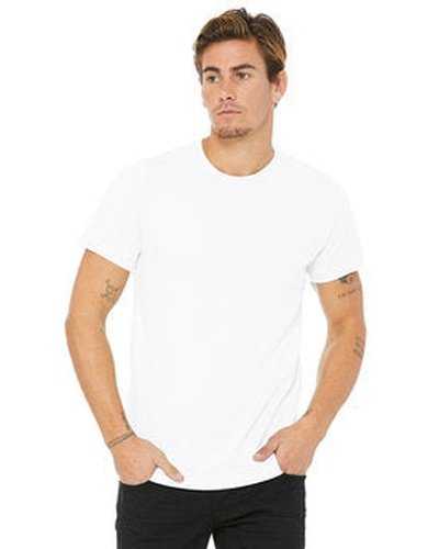 Bella + Canvas 3001U Unisex Made In The USA Jersey T-Shirt - White - HIT a Double