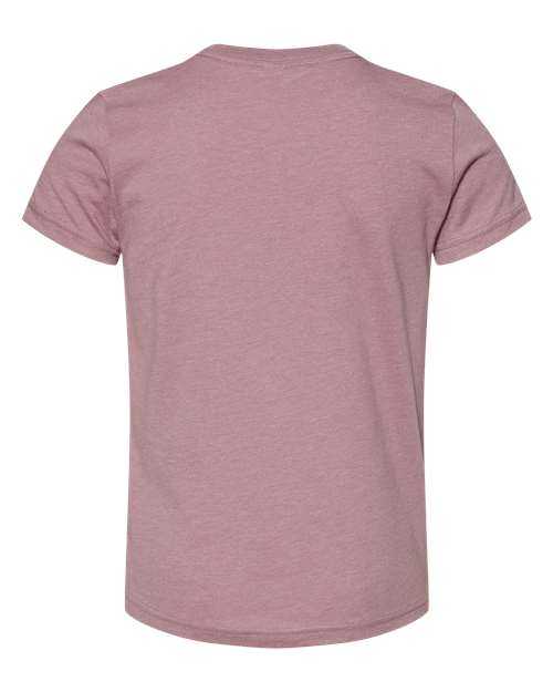 Bella + Canvas 3001YCVC Youth CVC Unisex Jersey Tee - Heather Orchid - HIT a Double - 2