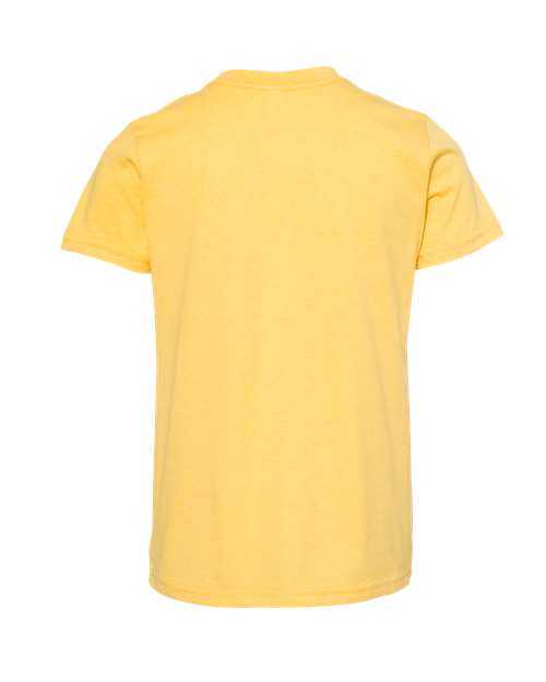 Bella + Canvas 3001YCVC Youth CVC Unisex Jersey Tee - Heather Yellow Gold - HIT a Double - 2