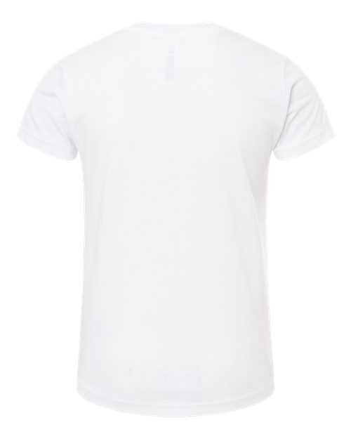 Bella + Canvas 3001YCVC Youth CVC Unisex Jersey Tee - Solid White Blend - HIT a Double - 5