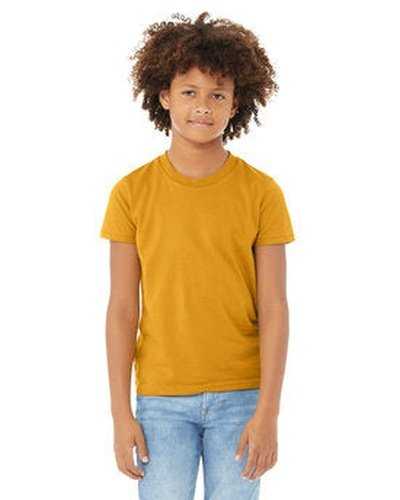 Bella + Canvas 3001Y Youth Jersey T-Shirt - Mustard - HIT a Double