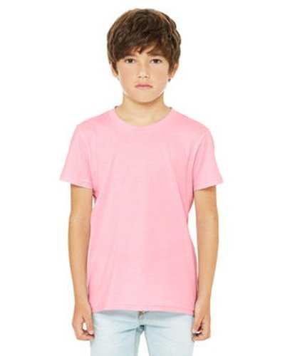 Bella + Canvas 3001Y Youth Jersey T-Shirt - Pink - HIT a Double