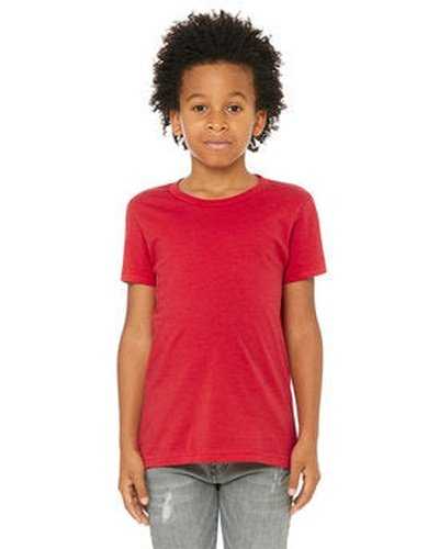 Bella + Canvas 3001Y Youth Jersey T-Shirt - Red - HIT a Double