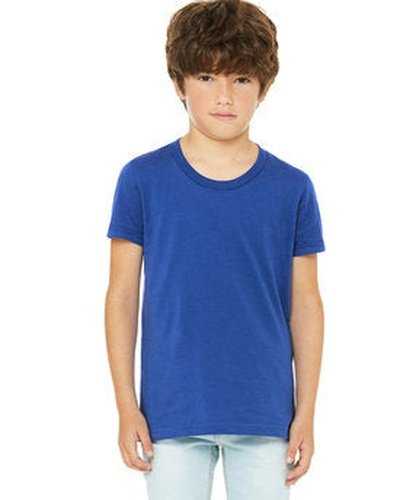 Bella + Canvas 3001Y Youth Jersey T-Shirt - True Royal - HIT a Double