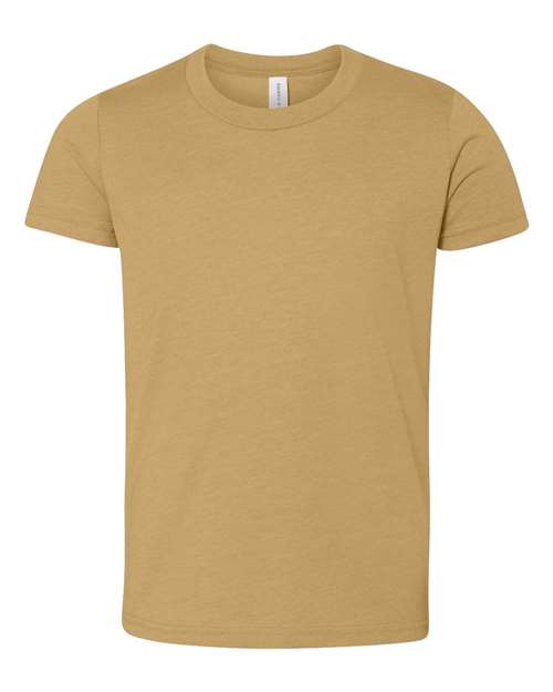 Bella + Canvas 3001Y Youth Unisex Jersey Tee - Mustard - HIT a Double