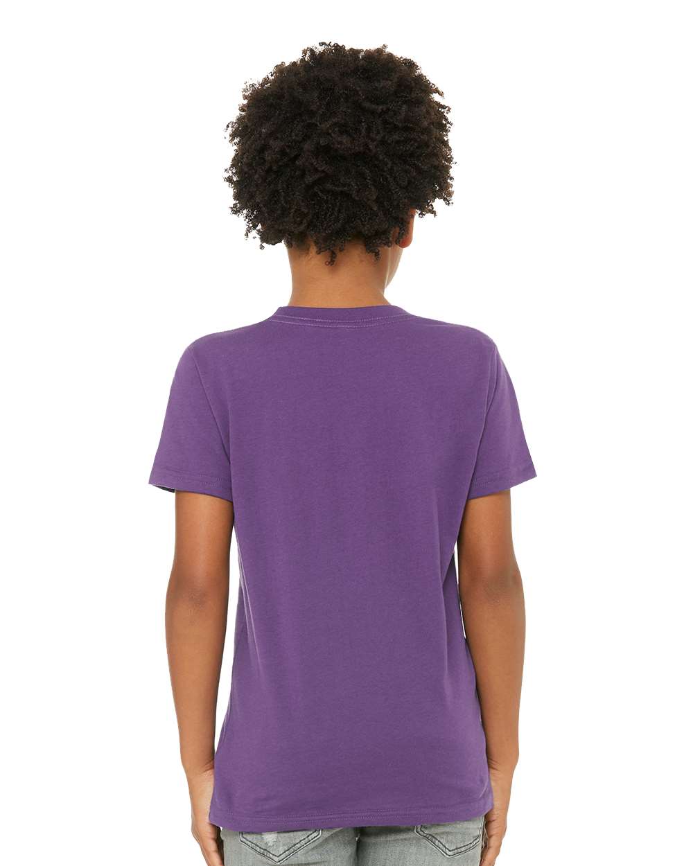 Bella + Canvas 3001Y Youth Unisex Jersey Tee - Royal Purple - HIT a Double