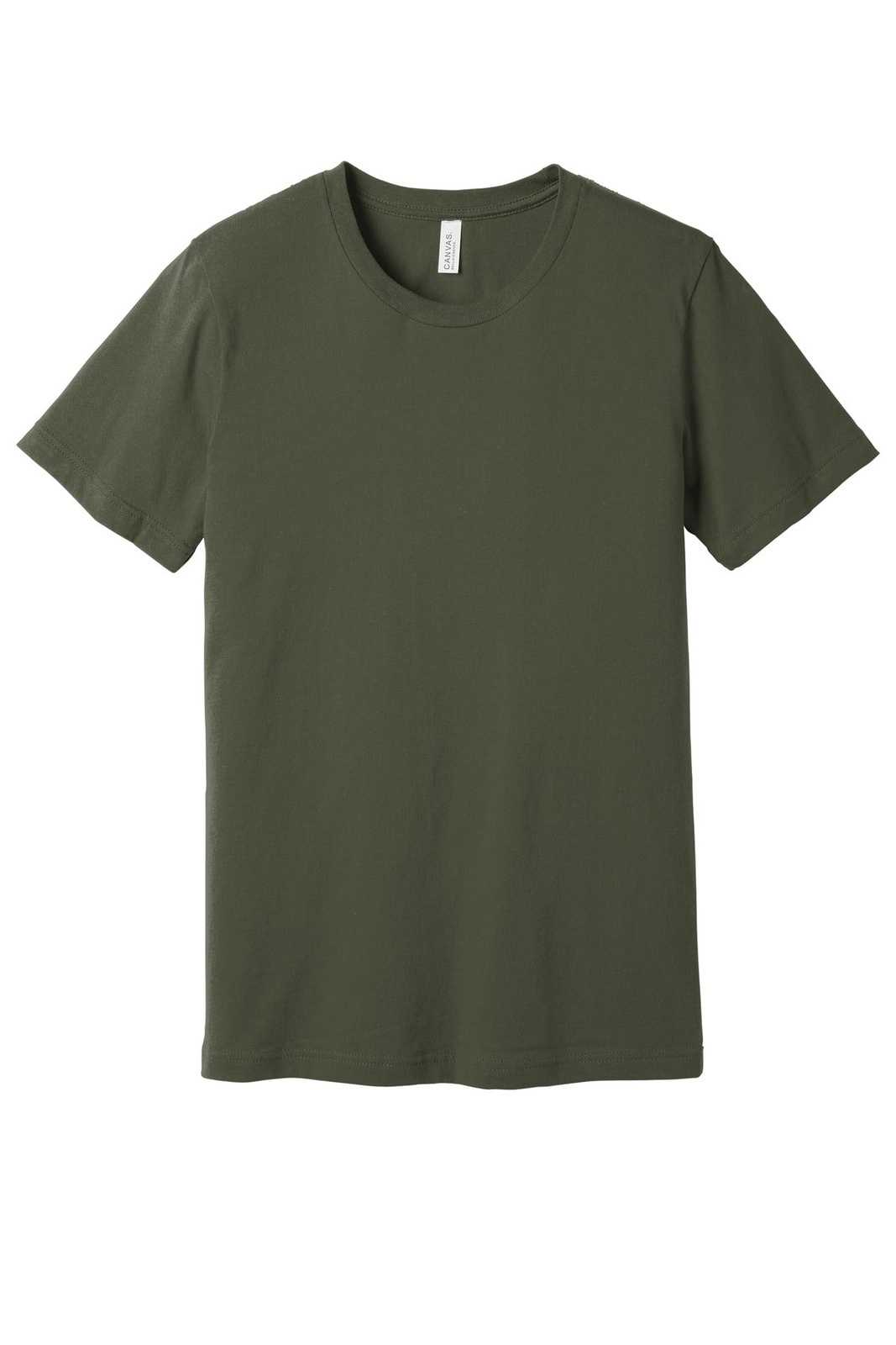 Bella + Canvas 3001 Unisex Jersey Short Sleeve Tee - Army - HIT a Double