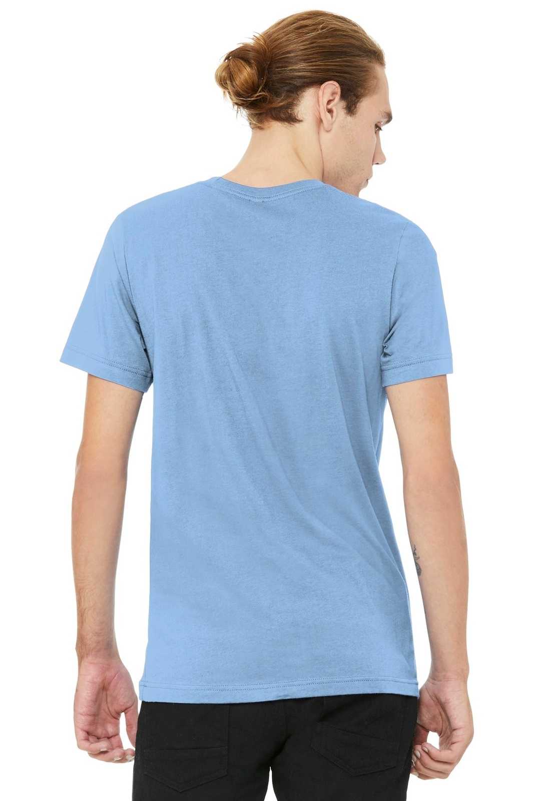Bella + Canvas 3001 Unisex Jersey Short Sleeve Tee - Baby Blue - HIT a Double