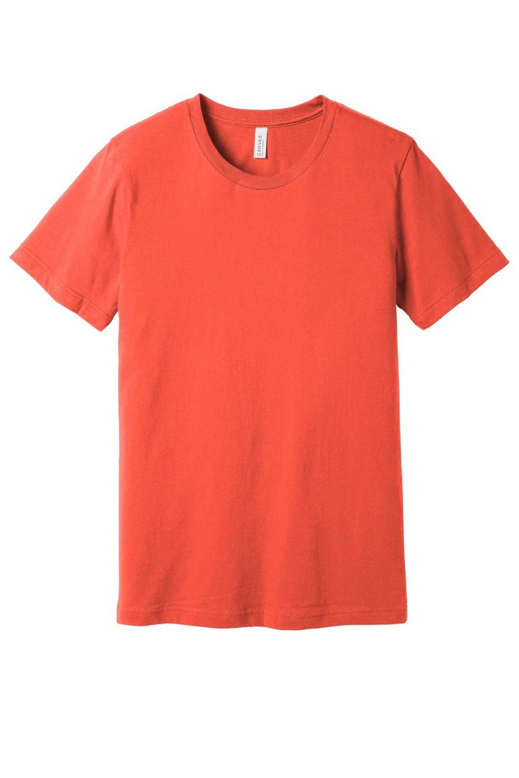 Bella + Canvas 3001 Unisex Jersey Short Sleeve Tee - Coral - HIT a Double