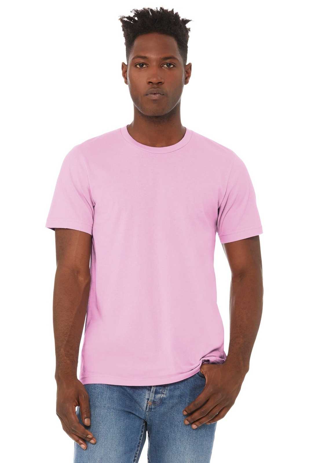 Bella + Canvas 3001 Unisex Jersey Short Sleeve Tee - Lilac - HIT a Double