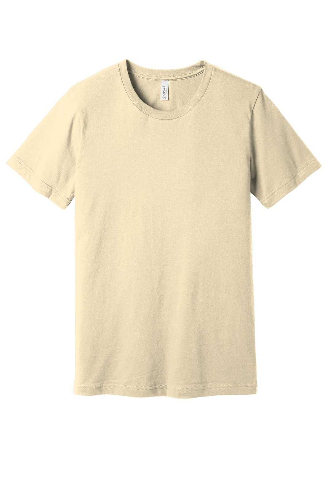 Bella + Canvas 3001 Unisex Jersey Short Sleeve Tee - Natural - HIT a Double