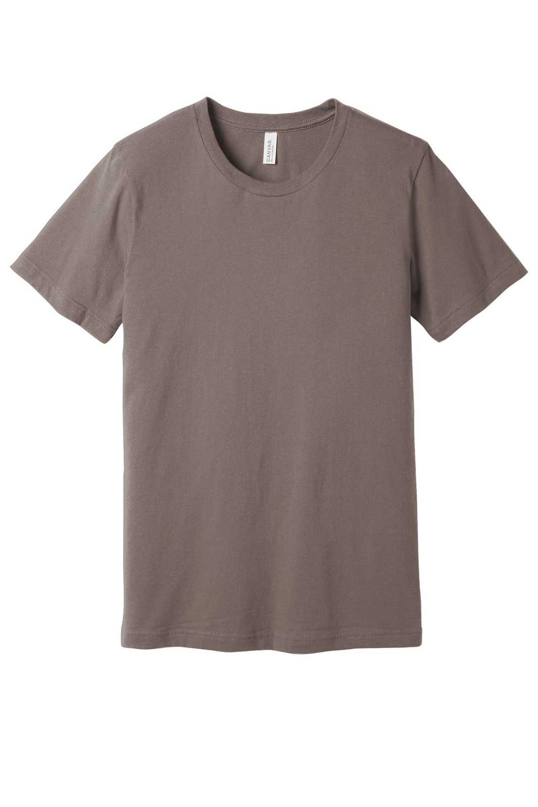 Bella + Canvas 3001 Unisex Jersey Short Sleeve Tee - Pebble Brown - HIT a Double