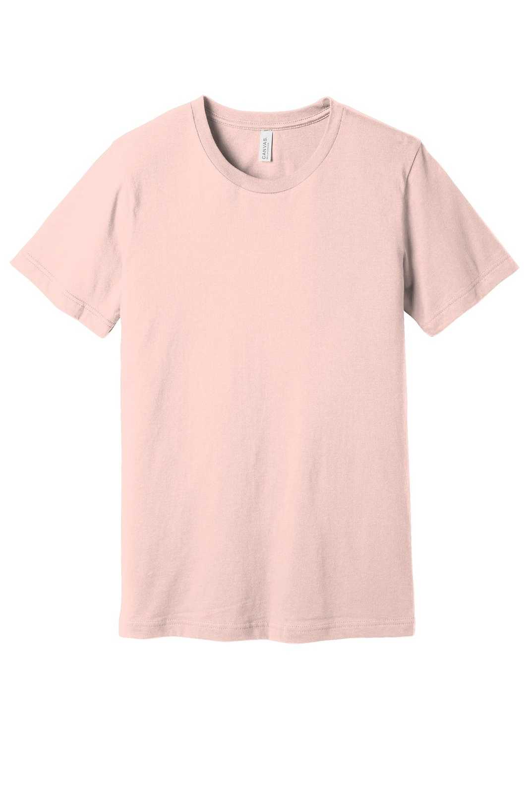 Bella + Canvas 3001 Unisex Jersey Short Sleeve Tee - Soft Pink - HIT a Double