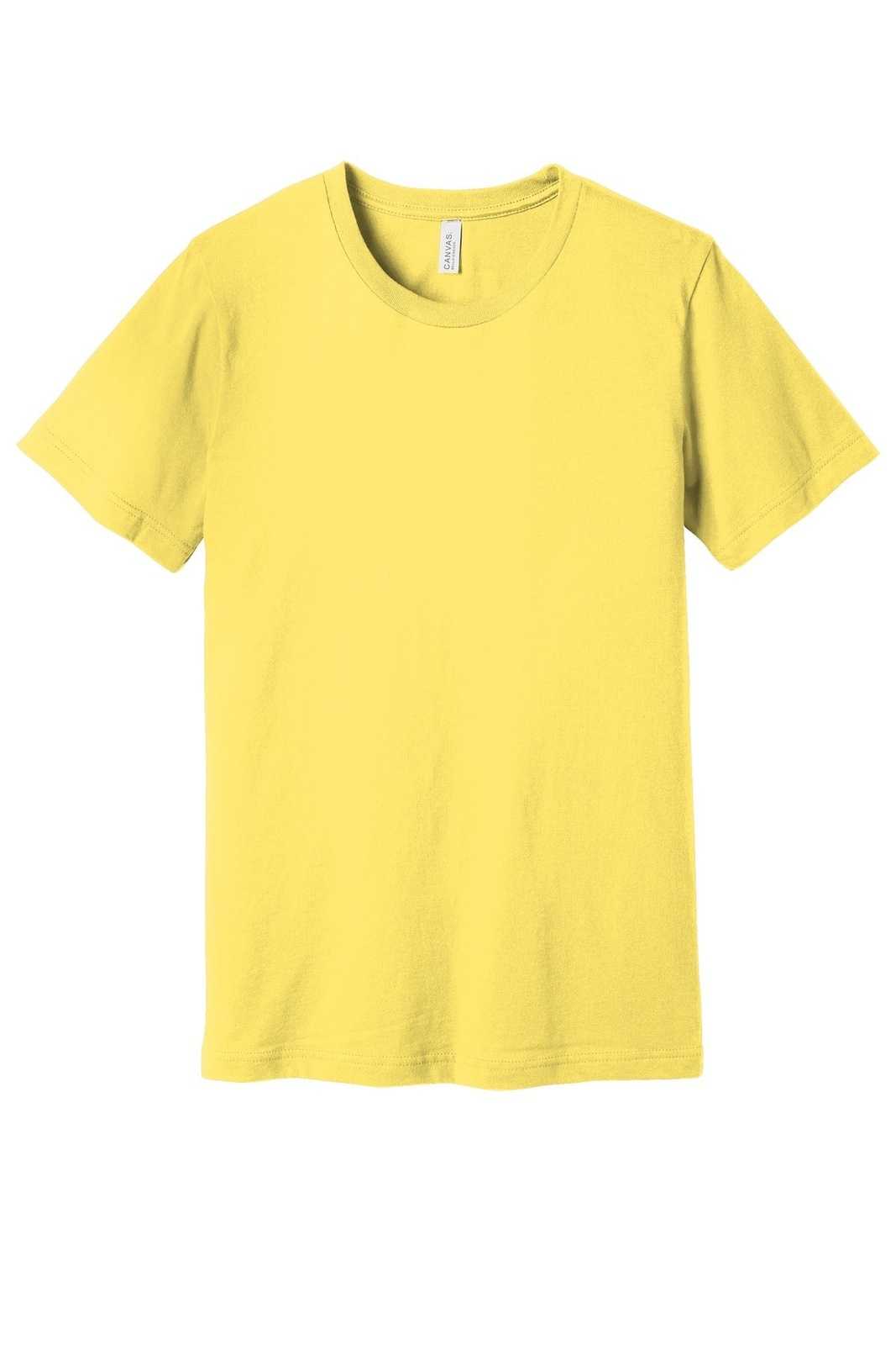 Bella + Canvas 3001 Unisex Jersey Short Sleeve Tee - Yellow - HIT a Double