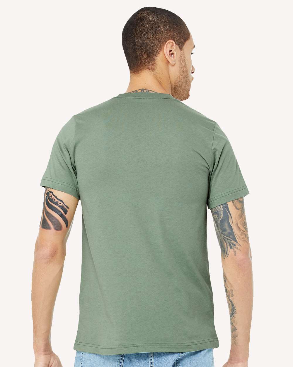 Bella + Canvas 3001 Unisex Jersey Tee - Sage - HIT a Double