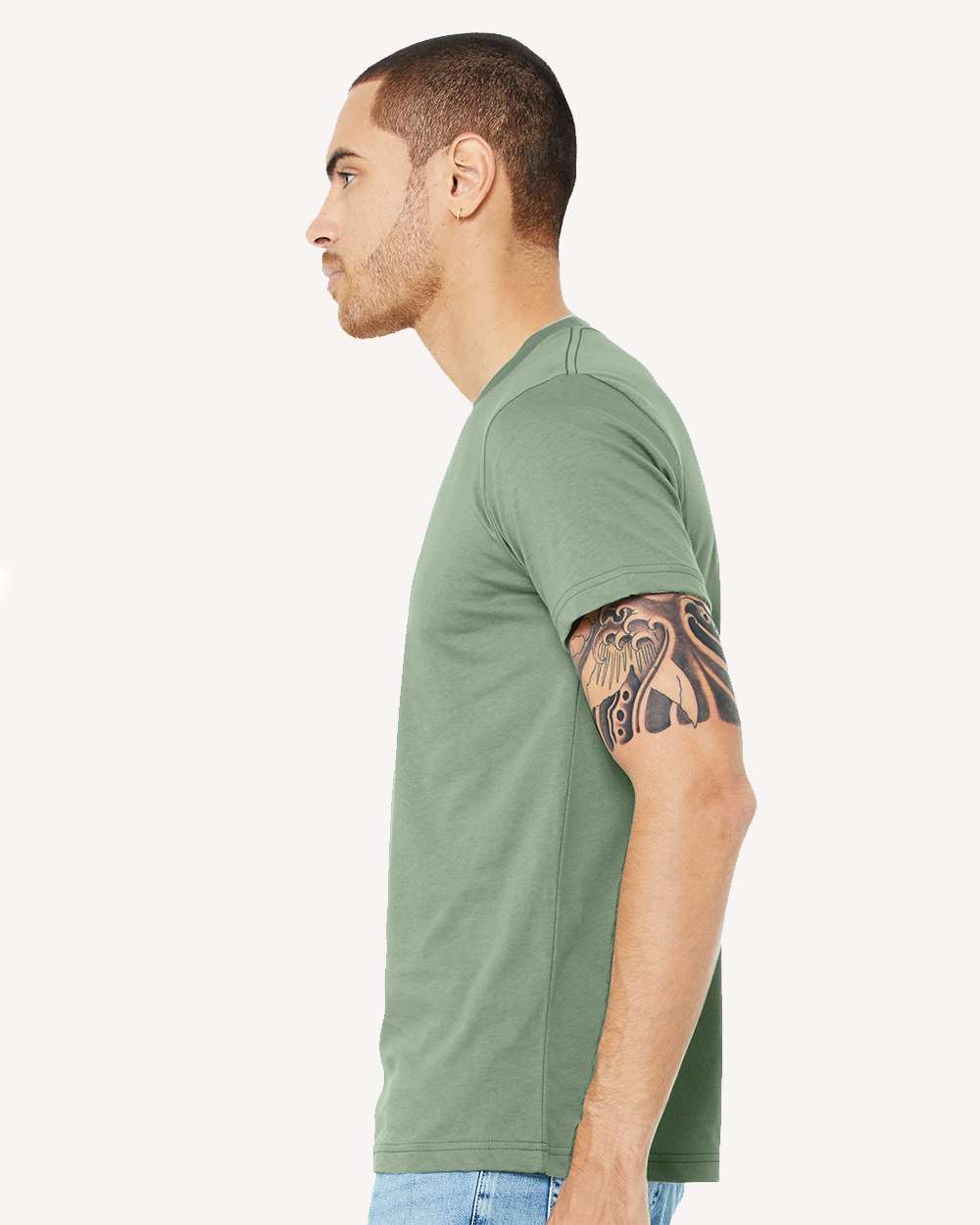 Bella + Canvas 3001 Unisex Jersey Tee - Sage - HIT a Double