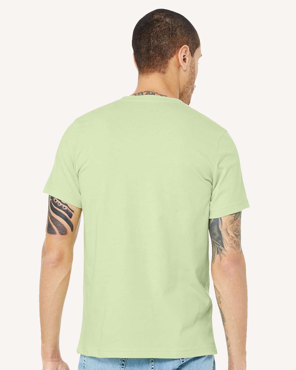 Bella + Canvas 3001 Unisex Jersey Tee - Spring Green - HIT a Double