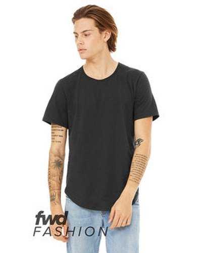 Bella + Canvas 3003C Fwd Fashion Men's Curved Hem Short Sleeve T-Shirt - Dark Gray - HIT a Double