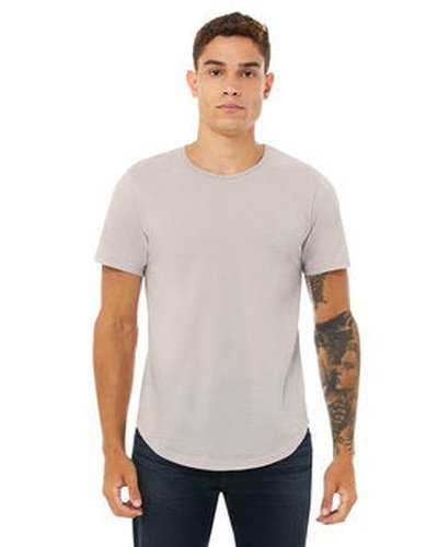 Bella + Canvas 3003C Fwd Fashion Men's Curved Hem Short Sleeve T-Shirt - Heather Cool Gray - HIT a Double