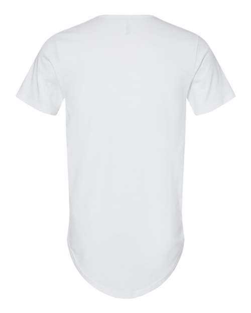 Bella + Canvas 3003 Jersey Curved Hem Tee - White - HIT a Double