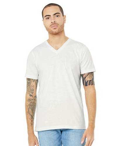 Bella + Canvas 3005 Unisex Jersey Short-Sleeve V-Neck T-Shirt - Vintage White - HIT a Double