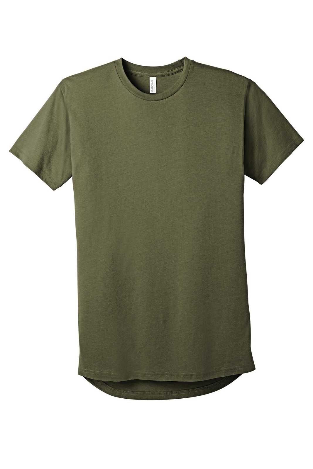 Bella + Canvas 3006 Men&#39;s Long Body Urban Tee - Heather Olive - HIT a Double
