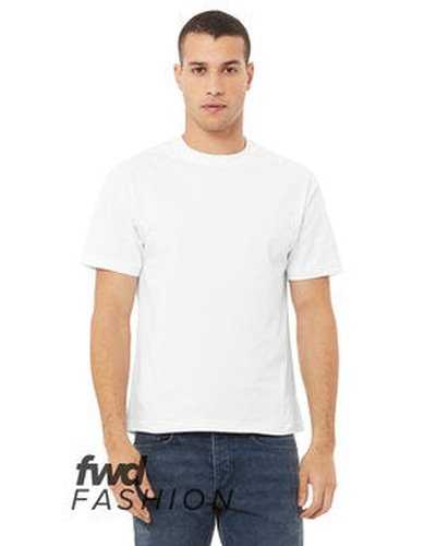 Bella + Canvas 3010C Fwd Fashion Men&#39;s Heavyweight Street T-Shirt - White - HIT a Double