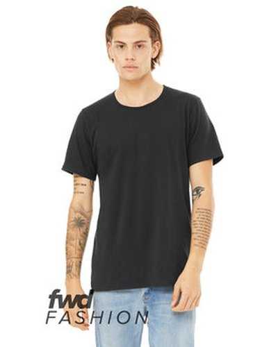 Bella + Canvas 3011C Fwd Fashion Men's Split Hem T-Shirt - Dark Gray - HIT a Double