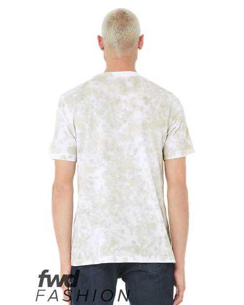 Bella + Canvas 3100RD FWD Fashion Unisex Tie-Dye Tee - White Olive Oil - HIT a Double