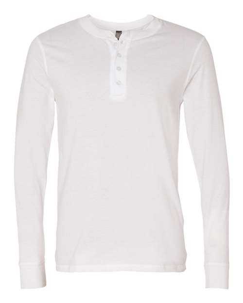 Bella + Canvas 3150 Jersey Henley - White - HIT a Double