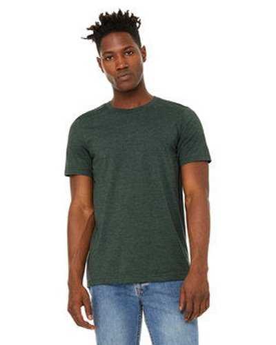 Bella + Canvas 3301C Unisex Sueded T-Shirt - Heather Forest - HIT a Double