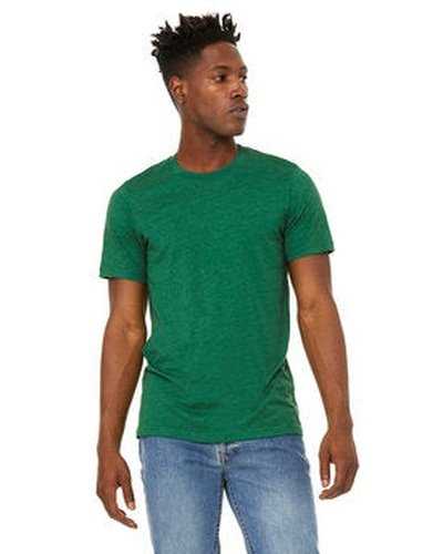 Bella + Canvas 3301C Unisex Sueded T-Shirt - Heather Grass Green - HIT a Double