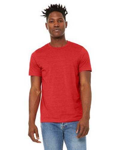 Bella + Canvas 3301C Unisex Sueded T-Shirt - Heather Red - HIT a Double