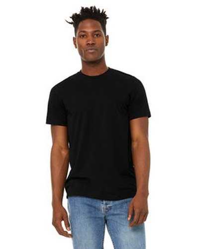Bella + Canvas 3301C Unisex Sueded T-Shirt - Solid Black Blend - HIT a Double
