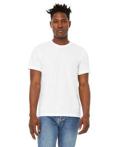 Bella + Canvas 3301C Unisex Sueded T-Shirt - Solid White Blend - HIT a Double
