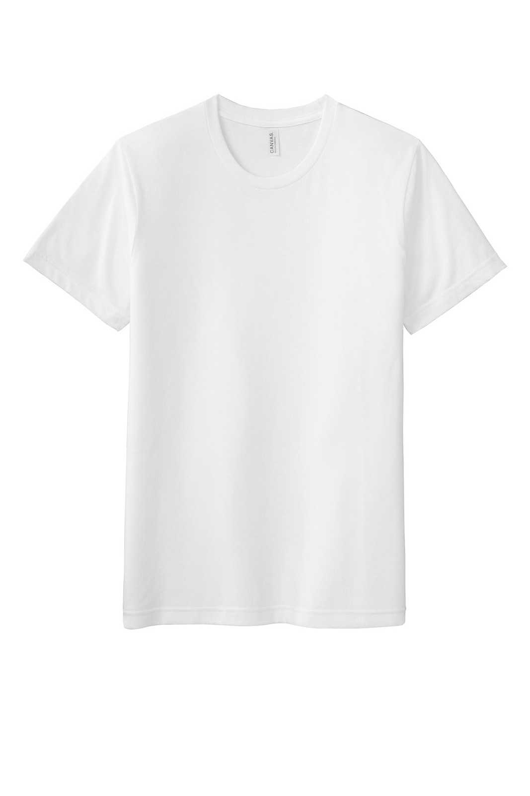 Bella + Canvas 3301 Unisex Sueded Tee - Solid White Blend - HIT a Double