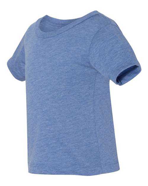 Bella + Canvas 3413B Baby Triblend Tee - Blue Triblend - HIT a Double