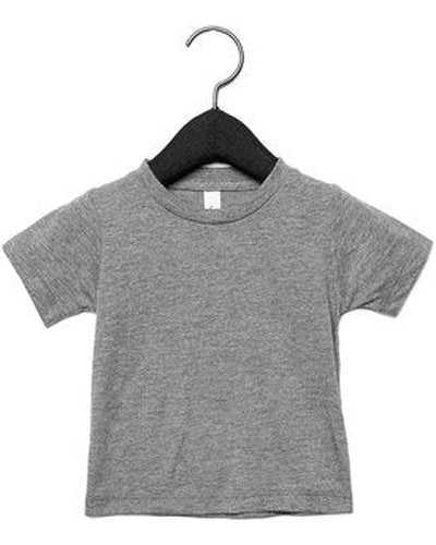Bella + Canvas 3413B Infant Triblend Short Sleeve T-Shirt - Gray Triblend - HIT a Double