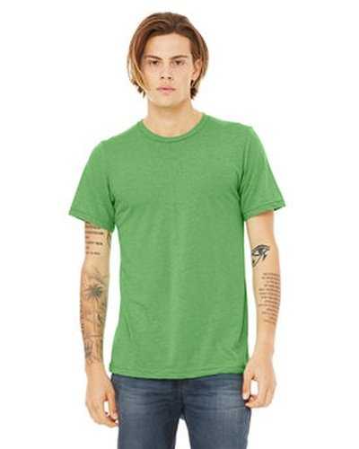 Bella + Canvas 3413C Unisex Triblend T-Shirt - Green Triblend - HIT a Double