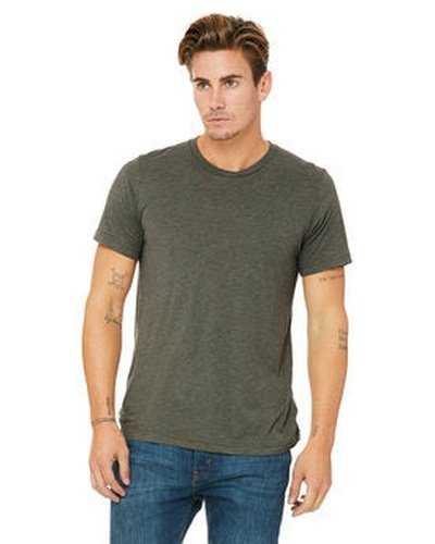 Bella + Canvas 3413C Unisex Triblend T-Shirt - Mlightry Green Triblend - HIT a Double