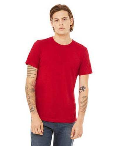 Bella + Canvas 3413C Unisex Triblend T-Shirt - Solid Red Tribendln - HIT a Double