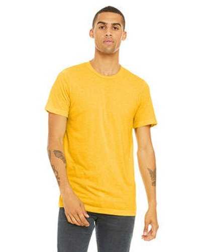 Bella + Canvas 3413C Unisex Triblend T-Shirt - Yellow Gold Triblend - HIT a Double
