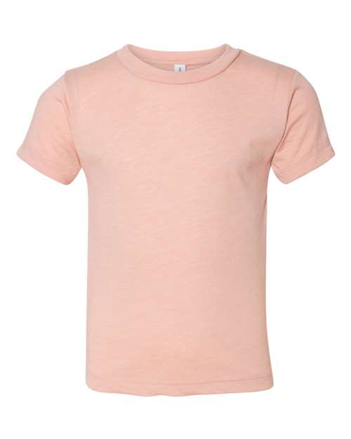 Bella + Canvas 3413T Toddler Triblend Tee - Peach Triblend - HIT a Double