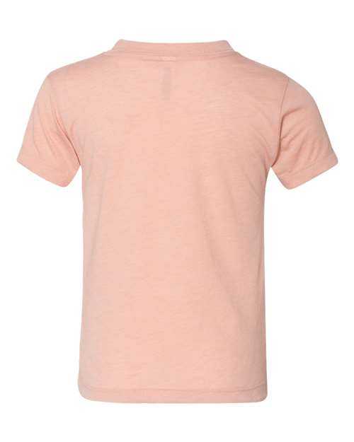 Bella + Canvas 3413T Toddler Triblend Tee - Peach Triblend - HIT a Double