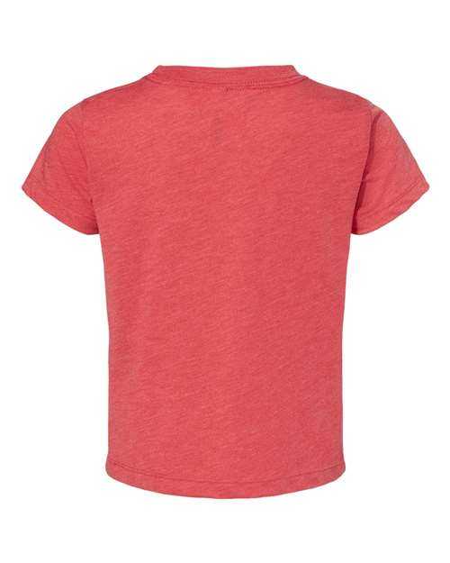 Bella + Canvas 3413T Toddler Triblend Tee - Red Triblend - HIT a Double