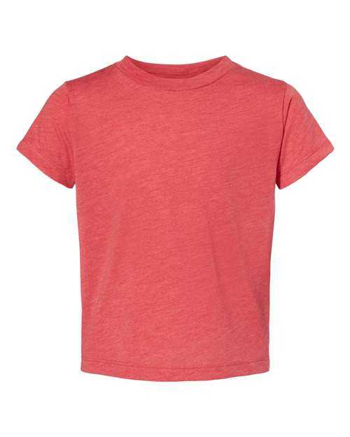 Bella + Canvas 3413T Toddler Triblend Tee - Red Triblend - HIT a Double