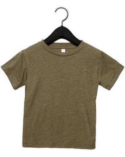 Bella + Canvas 3413T Toddler Triblend Short-Sleeve T-Shirt - Olive Triblend - HIT a Double