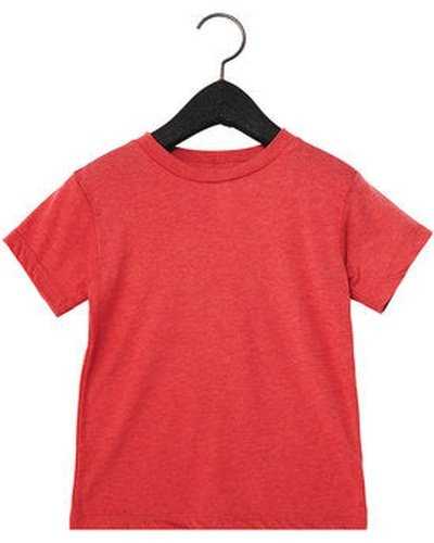 Bella + Canvas 3413T Toddler Triblend Short-Sleeve T-Shirt - Red Triblend - HIT a Double